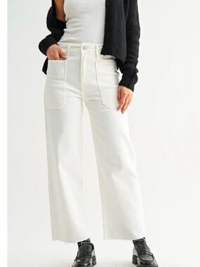 MOTHER THE PATCH POCKET  WIDE LEG JEANS 27